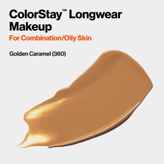 REVLON COLORSTAY LONGWEAR MAKEUP SPF 15 360 GOLDEN CARAMEL