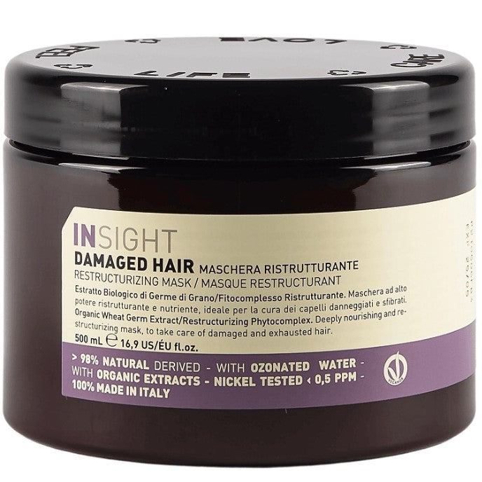 INSIGHT DAMAGED HAIR RESTRUCTURIZING HAIR MASK 500ML
