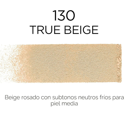 LOREAL PARIS INFALLIBLE 24H FRESH WEAR FOUNDATION IN POWDER 130 TRUE BEIGE