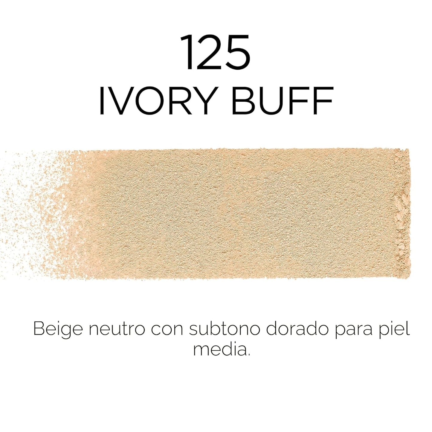 LOREAL PARIS INFALLIBLE 24H FRESH WEAR FOUNDATION IN POWDER 125 IVORY BUFF