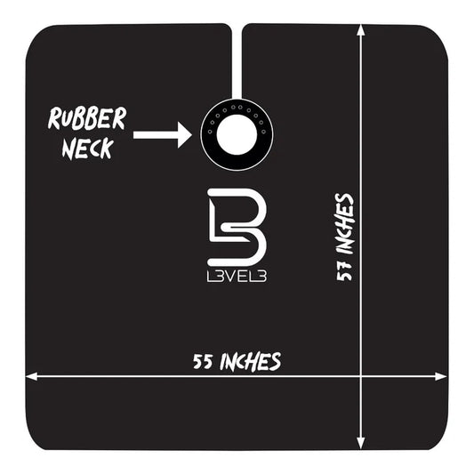 LEVEL3 CAPA NEGRA CUELLO DE GOMA