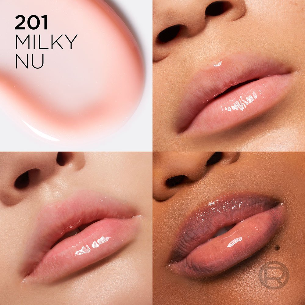 LOREAL PARIS PLUMP AMBITION HYALURON LIP OIL 201 MILKY NU