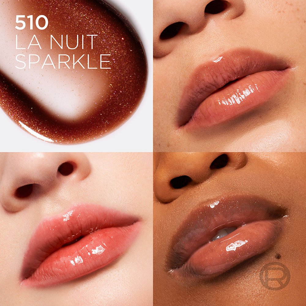 LOREAL PARIS PLUMP AMBITION HYALURON LIP OIL 510 LA NUIT SPARKLE
