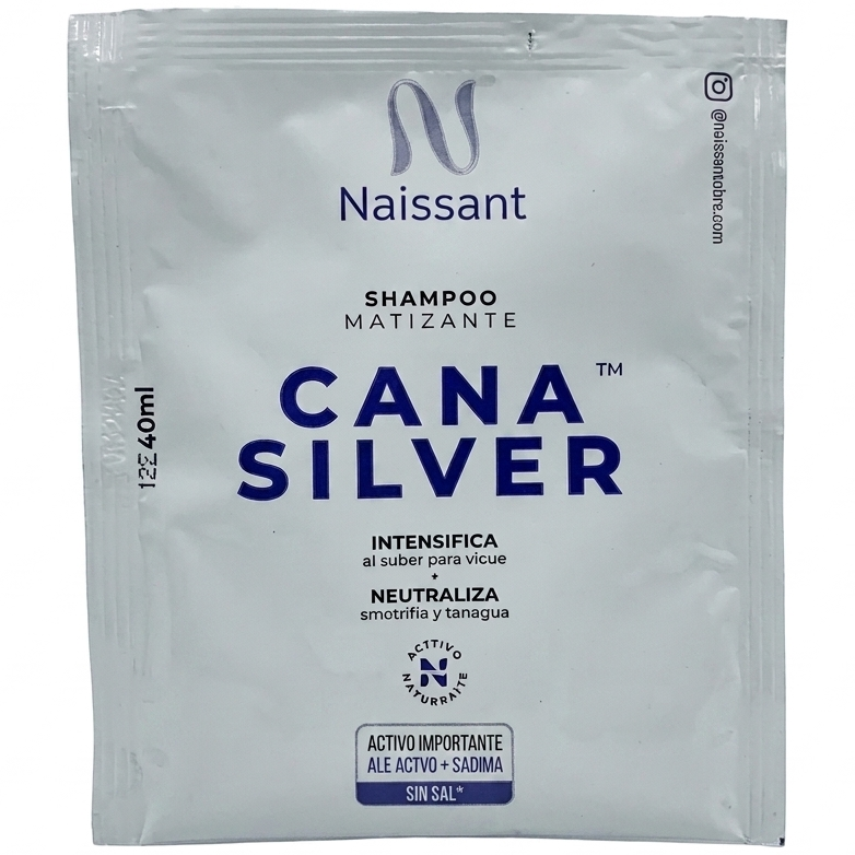 NAISSANT SHAMPOO MATIZANTE CANA SILVER 40ML