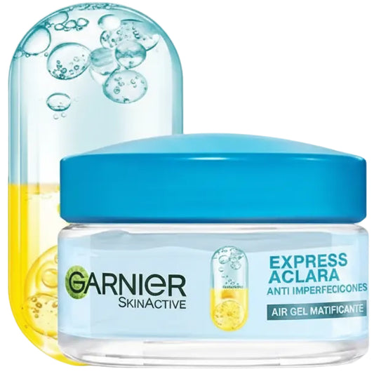 GARNIER SKIN ACTIVE EXPRESS ACLARA ANTI IMPERFECCIONES AIR GEL MATIFICANTE 50ML