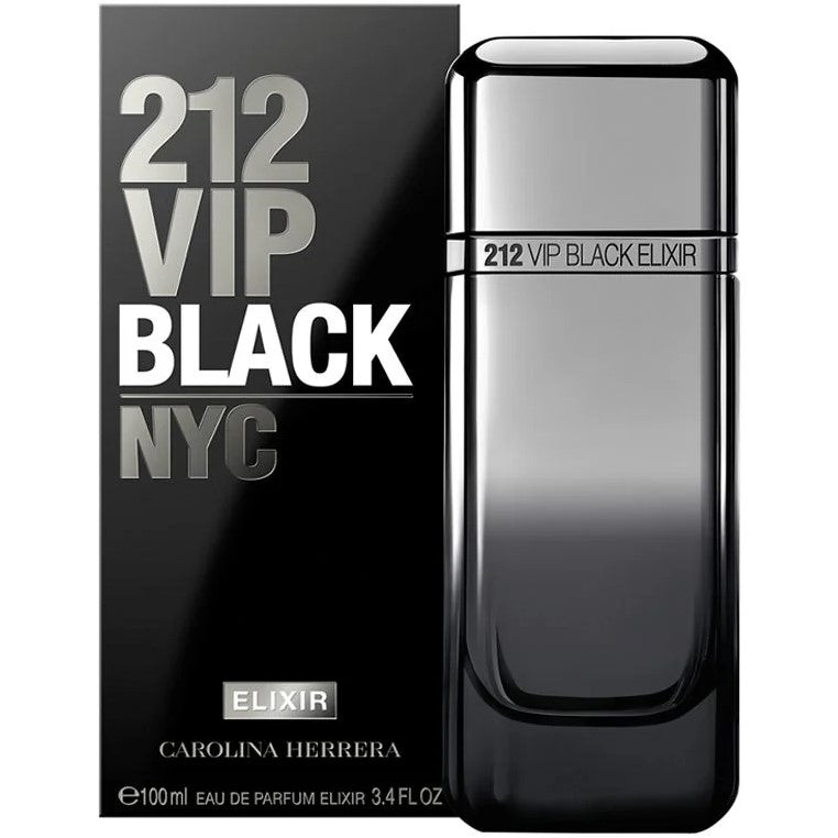 CAROLINA HERRERA 212 VIP BLACK ELIXIR E.D.P 100ML