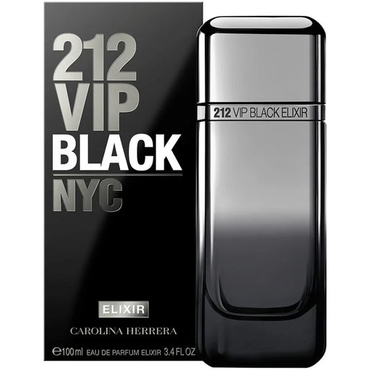 CAROLINA HERRERA 212 VIP BLACK ELIXIR E.D.P 100ML