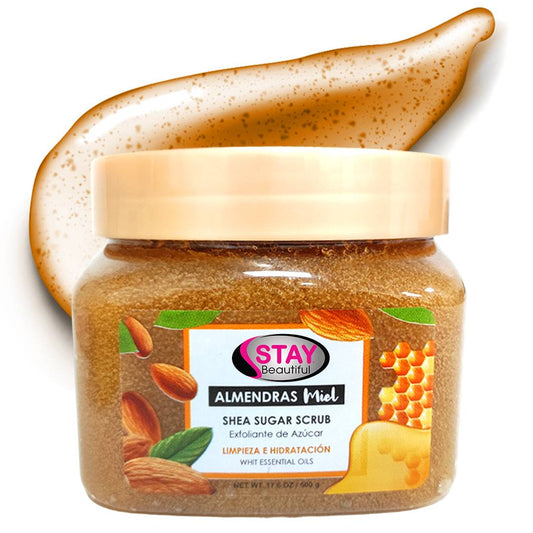 STAY BEAUTIFUL EXFOLIANTE DE ALMENDRA Y MIEL