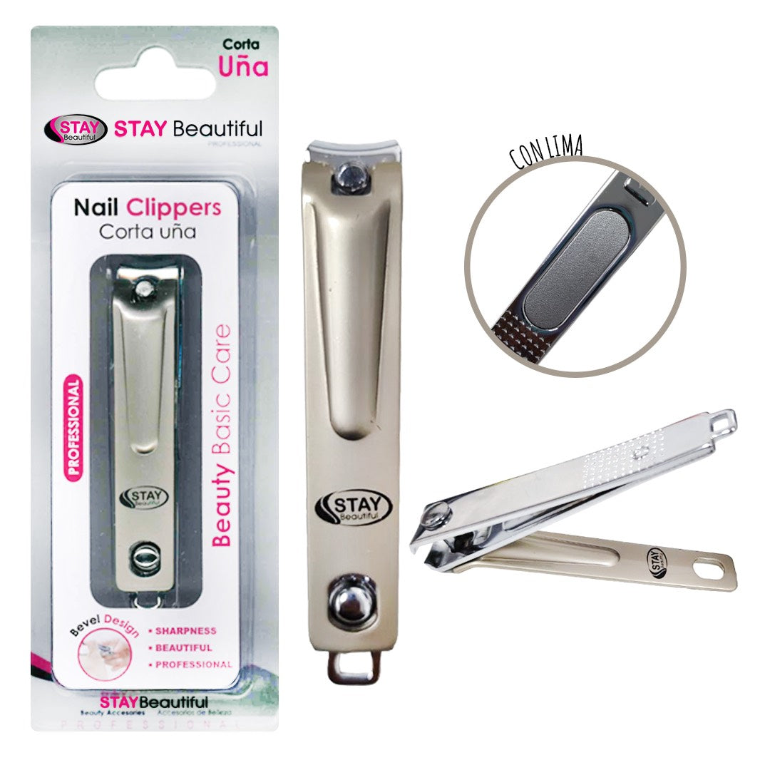 STAY BEAUTIFUL CORTA UÑAS CON LIMA