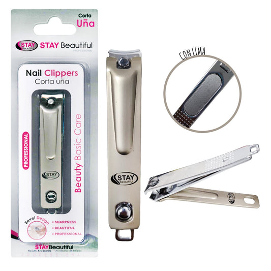 STAY BEAUTIFUL CORTA UÑAS CON LIMA