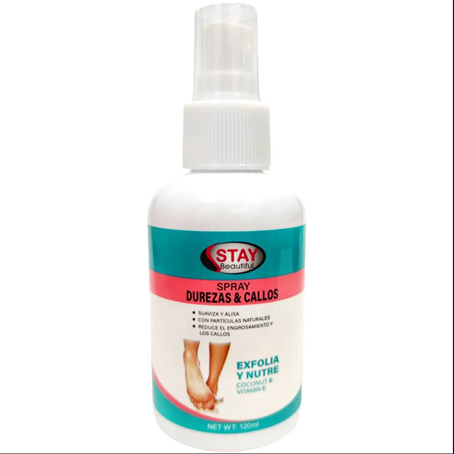 STAY BEAUTIFUL SPRAY REMOVEDOR DE DUREZAS Y CALLOS COCONUT & VITAMINA E