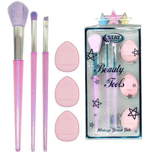 STAY BEAUTIFUL KIT DE BROCHAS PARA MAQUILLAR