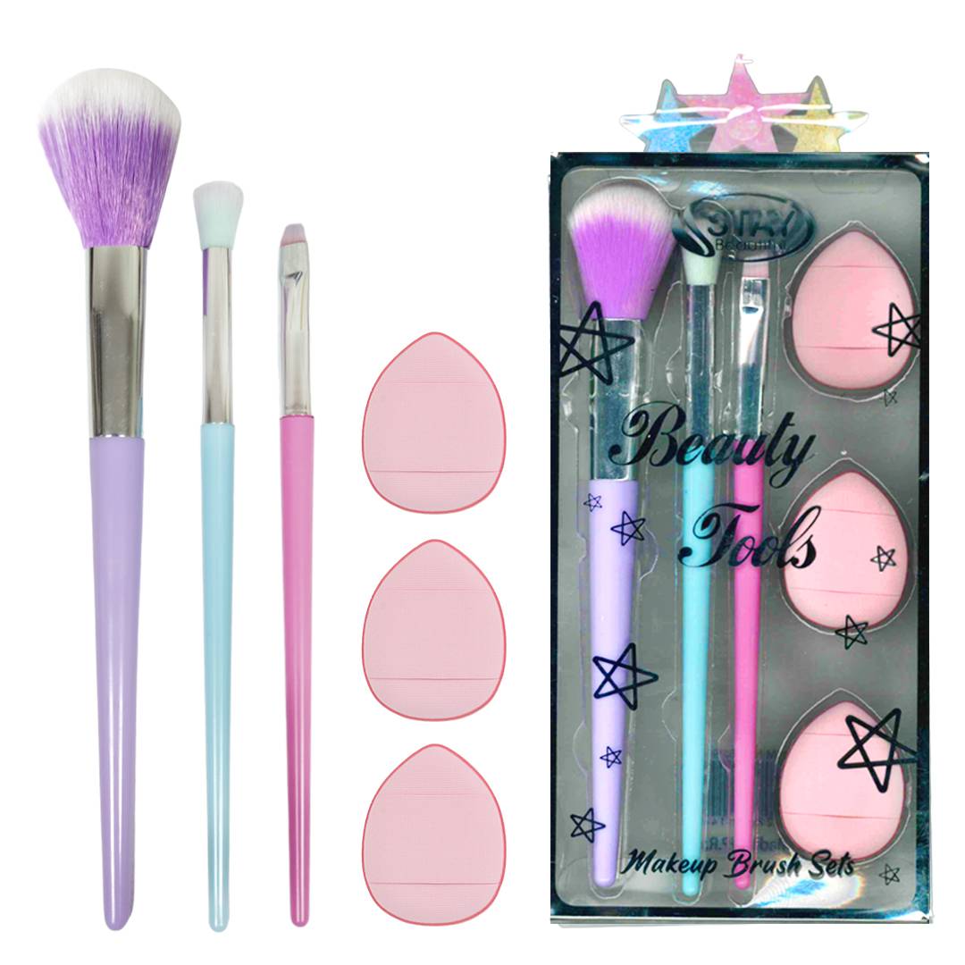 STAY BEAUTIFUL KIT DE BROCHAS PARA MAQUILLAR