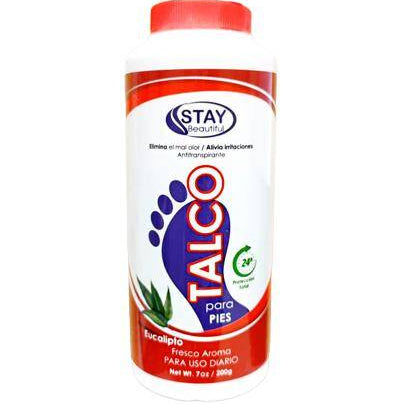 STAY BEAUTIFUL TALCO PARA PIES EUCALIPTO