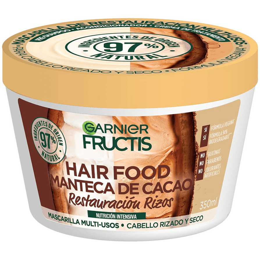 GARNIER FRUCTIS MANTECA DE CACAO MASCARILLA 350ML
