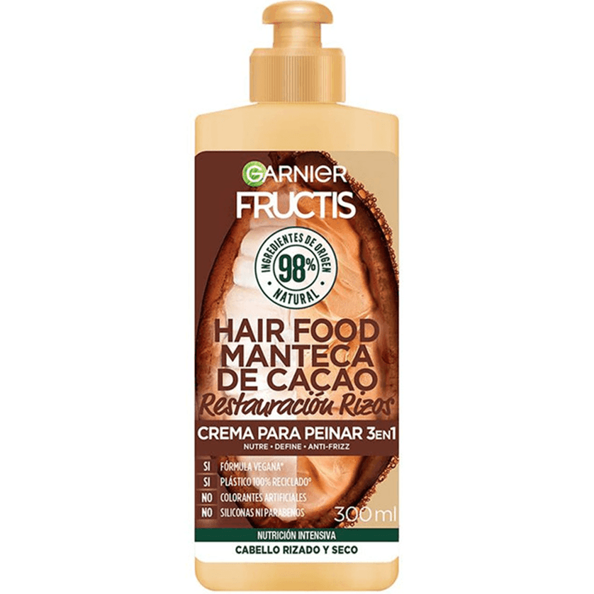 GARNIER FRUCTIS MANTECA DE CACAO CREMA PARA PEINAR 300ML