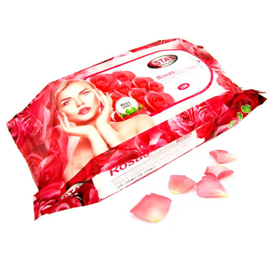 STAY BEAUTIFUL TOALLITAS HUMEDAS ROSAS 100UND