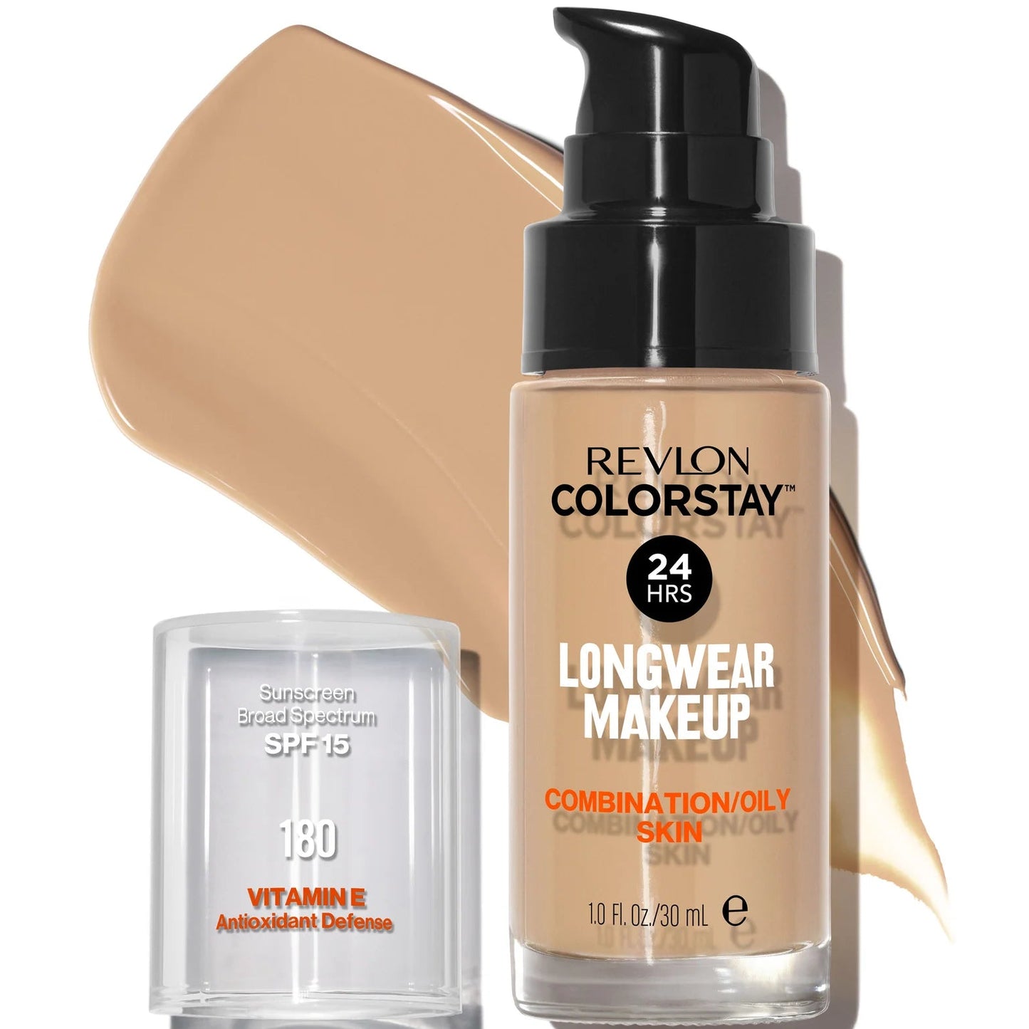 REVLON COLORSTAY LONGWEAR MAKEUP SPF 15 180 SAND BEIGE