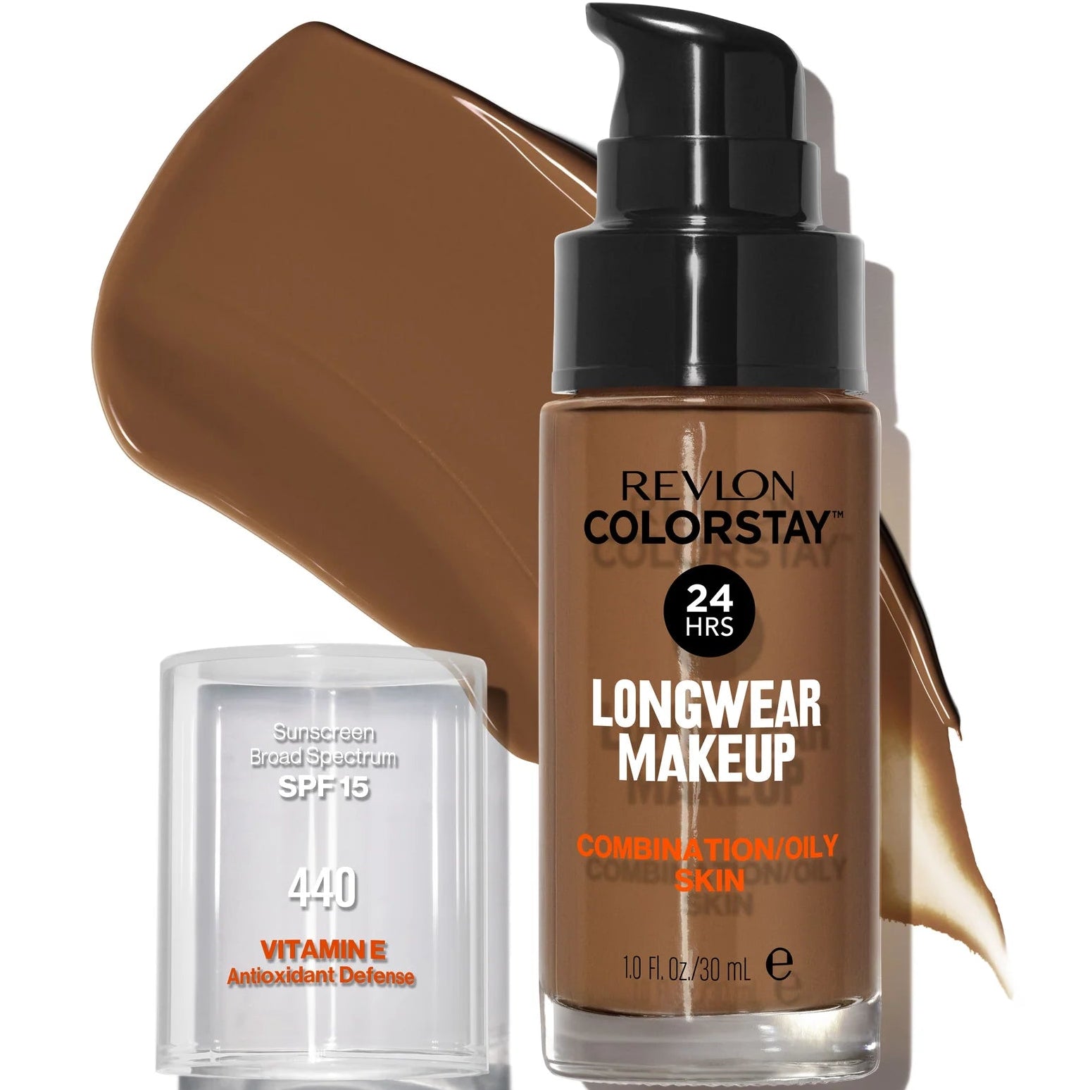 REVLON COLORSTAY LONGWEAR MAKEUP SPF 15 440 MAHOGANY