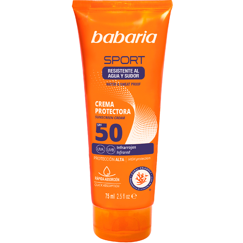BABARIA CREMA SOLAR FACIAL SPORT SPF 50+ 75 ML