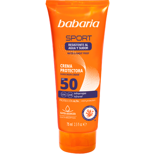 BABARIA CREMA SOLAR FACIAL SPORT SPF 50+ 75 ML