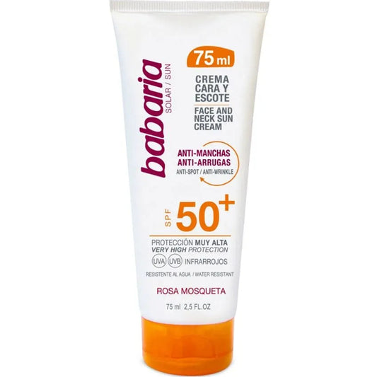 BABARIA CREMA SOLAR FACIAL ANTIMANCHA SPF 50+ 75ML