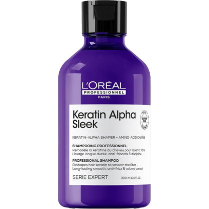 LOREAL PROFESSIONNEL KERATIN ALPHA SLEEK SHAMPOOING PROFESSIONNEL 300ML