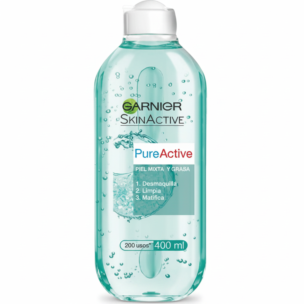 GARNIER SKIN ACTIVE AGUA MICELAR PURE ACTIVE 400ML