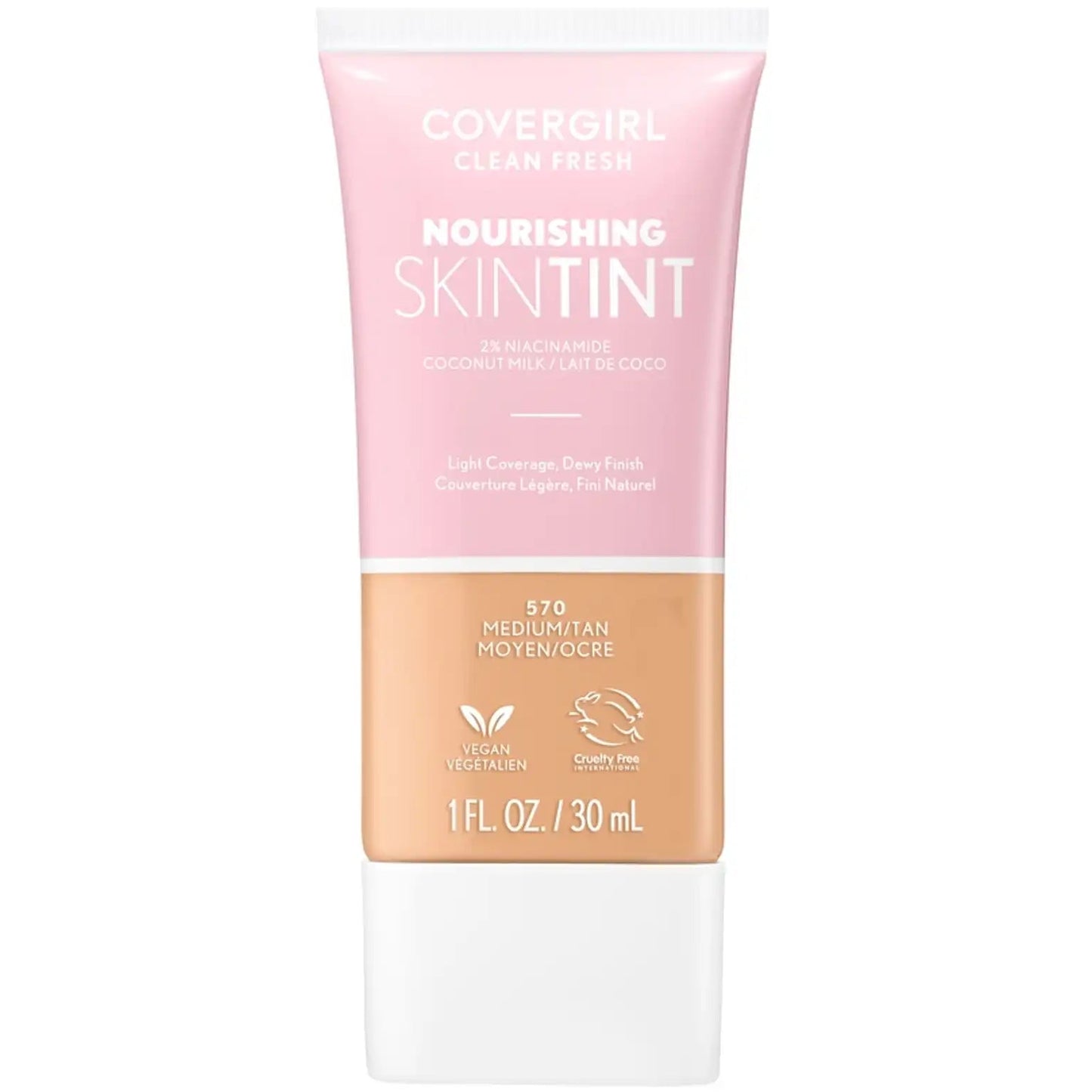 COVERGIRL CLEAN FRESH NOURISHING SKIN TINT 570 MEDIUM/TAN