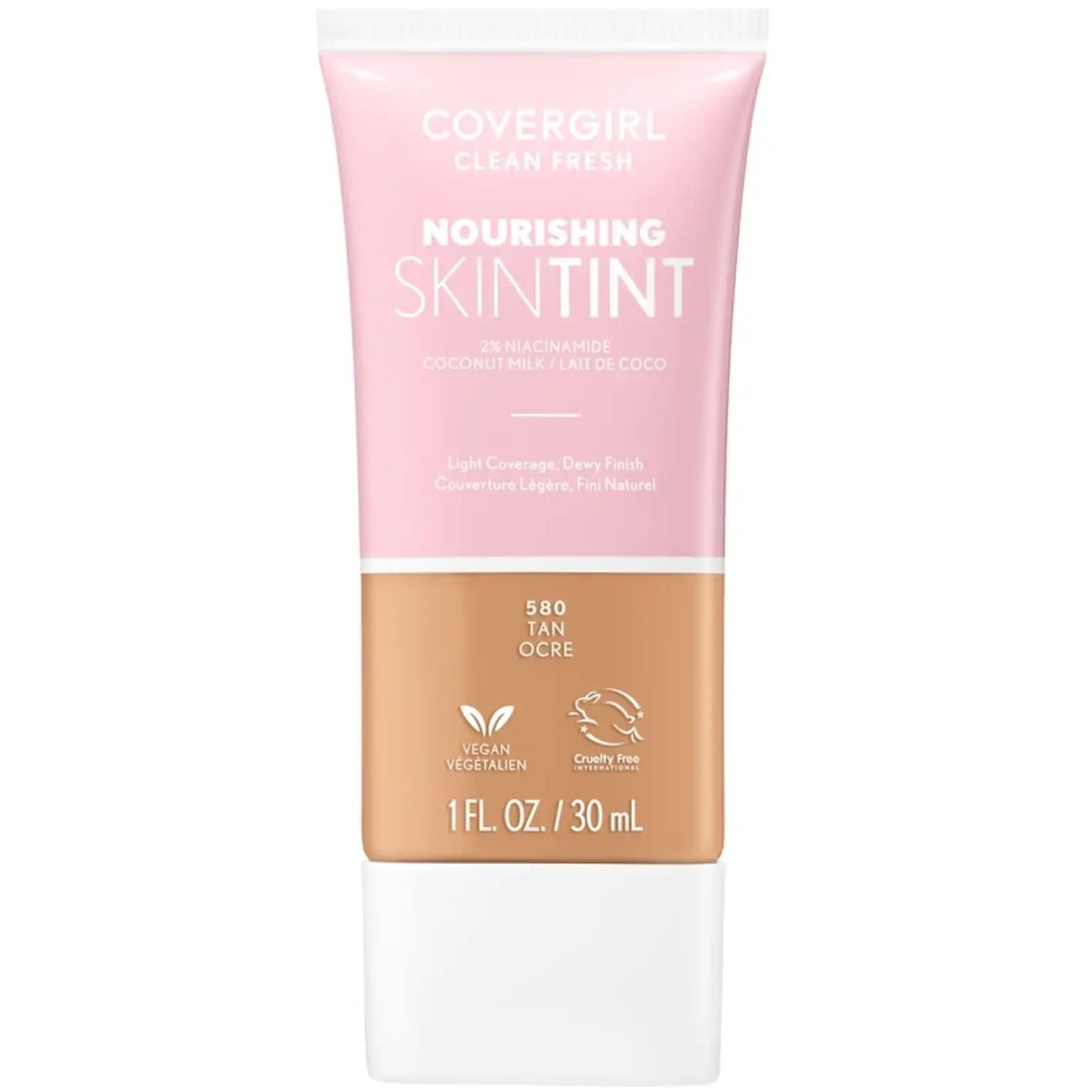 COVERGIRL CLEAN FRESH NOURISHING SKIN TINT 580 TAN