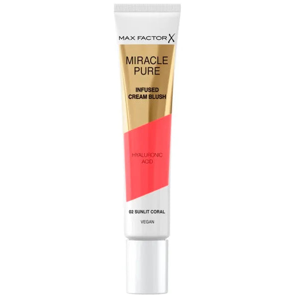 MAX FACTOR MIRACLE PURE INFUSED CREAM BLUSH 02 SUNLIT CORAL