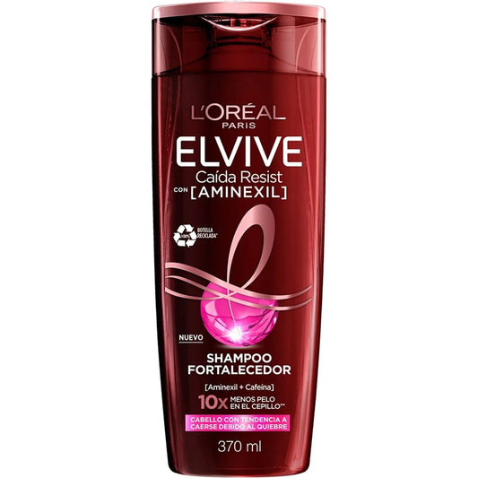 LOREAL PARIS ELVIVE CAÍDA RESIST AMINEXIL CHAMPÚ 370ML
