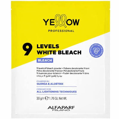 YELLOW PROFESSIONAL SCALP BLEACH 9 LEVELS 50GR