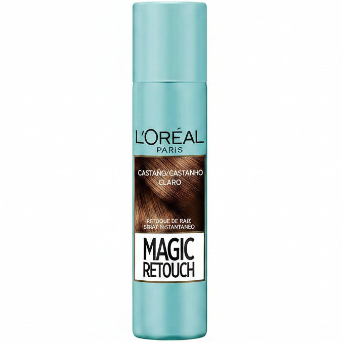 LOREAL PARIS MAGIC RETOUCH RETOCADOR DE RAÍCES CASTAÑO CLARO