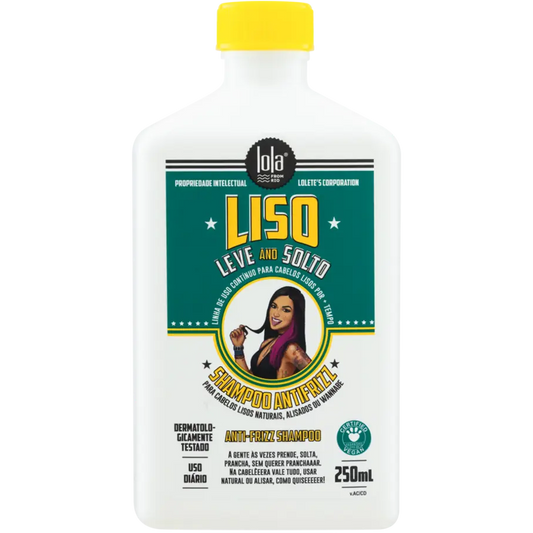LOLA LISO LEVE E SOLTO SHAMPOO ANTIFRIZZ 250ML