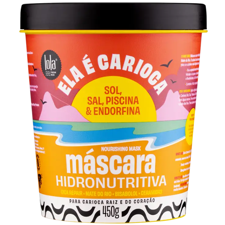LOLA ELA E CARIOCA MASCARA HIDRONUTRITIVA 450G
