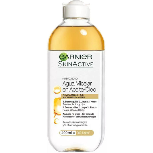 GARNIER SKIN ACTIVE AGUA MICELAR EN ACEITE 400ML