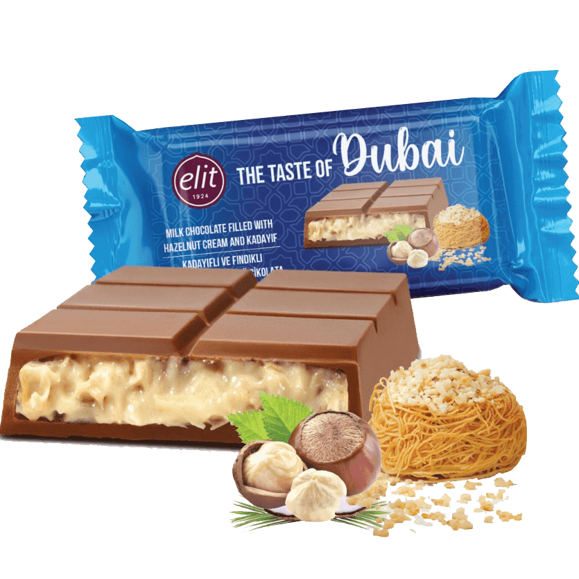 ELIT DUBAI CHOCOLATE HAZELNUT 90G