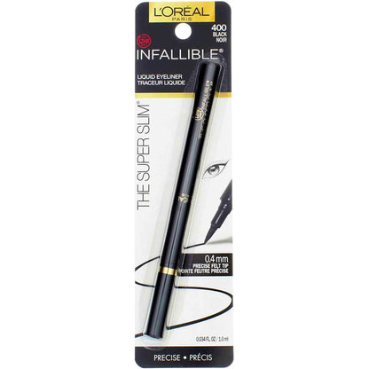 LOREAL PARIS INFALLIBLE THE SUPER SLIM LIQUID EYELINER NEGRO