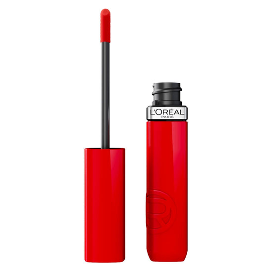 LOREAL PARIS INFALLIBLE LACQUE RESISTANCE LIQUID LIPSTICK 410 ROUGE POPPY