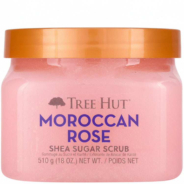 TREE HUT SUGAR SCRUB MOROCCAN ROSE 510G