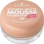 ESSENCE NATURAL MATTE MOUSSE FOUNDATION 01