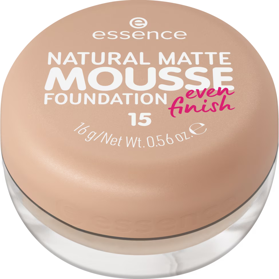 ESSENCE NATURAL MATTE MOUSSE FOUNDATION 15