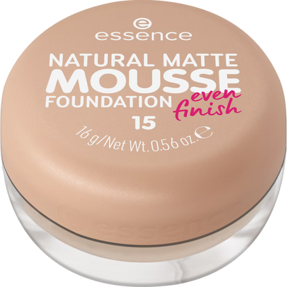 ESSENCE NATURAL MATTE MOUSSE FOUNDATION 15