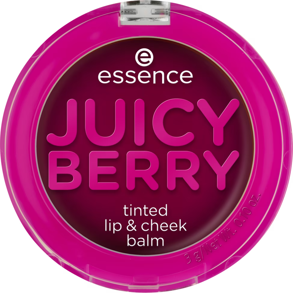ESSENCE JUICY BERRY TINTED LIP & CHEEK BALM