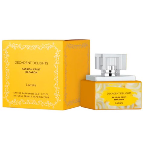 LATTAFA DECADENT DELIGHTS PASSION FRUIT MACARON E.D.P 50ML