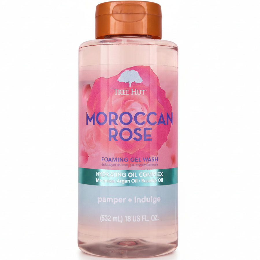 TREE HUT GEL WASH MOROCCAN ROSE 532ML
