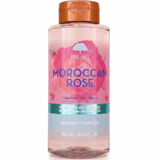 TREE HUT GEL WASH MOROCCAN ROSE 532ML