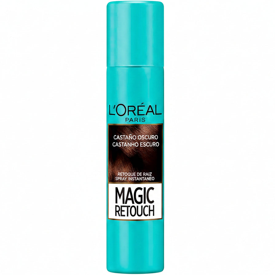 LOREAL PARIS MAGIC RETOUCH RETOCADOR DE RAÍCES CASTAÑO OSCURO