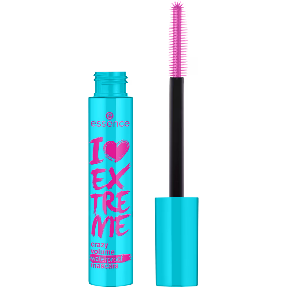 ESSENCE I LOVE EXTREME CRAZY VOLUME WATERPROOF MÁSCARA (CELESTE)